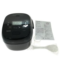 ## TOSHIBA 東芝 真空IH ジャー炊飯器 5.5合(1.0L) RC-10VRV グランブラック Bランク