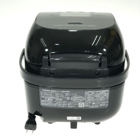  TOSHIBA 東芝 真空IH ジャー炊飯器 5.5合(1.0L) RC-10VRV グランブラック
