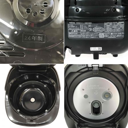  TOSHIBA 東芝 真空IH ジャー炊飯器 5.5合(1.0L) RC-10VRV グランブラック