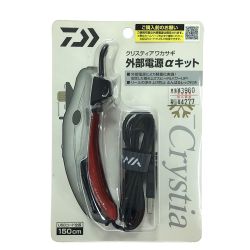 ## DAIWA ダイワ クリスティアワカサギ外部電源αキット 03402012 レッド 未開封 Sランク