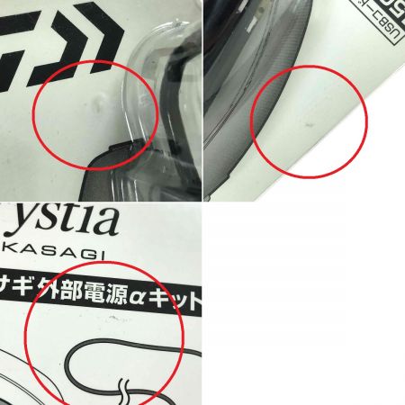  DAIWA ダイワ クリスティアワカサギ外部電源αキット 03402012 レッド 未開封
