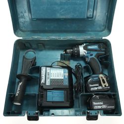 ## MAKITA マキタ 18V 充電式振動ドライバドリル HP458DRTX 充電器・充電池2個・ケース付 Bランク