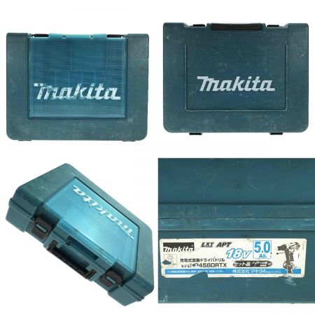  MAKITA マキタ 18V 充電式振動ドライバドリル HP458DRTX 充電器・充電池2個・ケース付