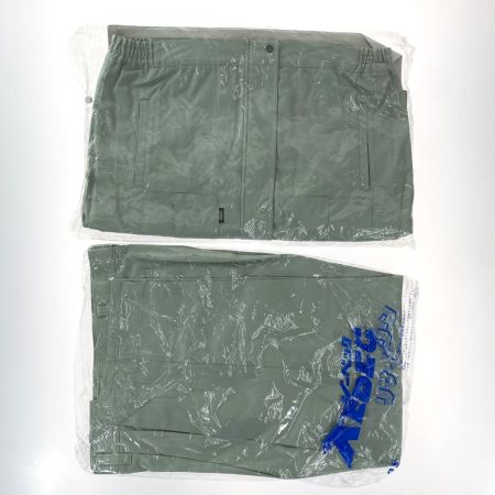  XEBEC ジーベック 作業着 上下セット 長袖 上Lサイズ・下85cm メンズ モスグリーン (1)