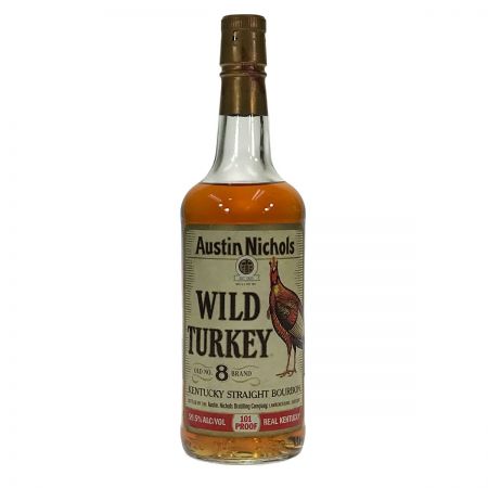  WILD TURKEY 8年 8年 旧ボトル 750ml 50.5度 101PROOF バーボン ウイスキー 未開栓