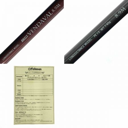  Fishman フィッシュマン BRIST VENDAVAL 8.9M （ブリストベンダバール）