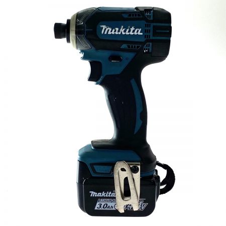  MAKITA マキタ 14.4V 充電式インパクトドライバ TD138DRFX ブルー 充電器・充電池2個・ケース付