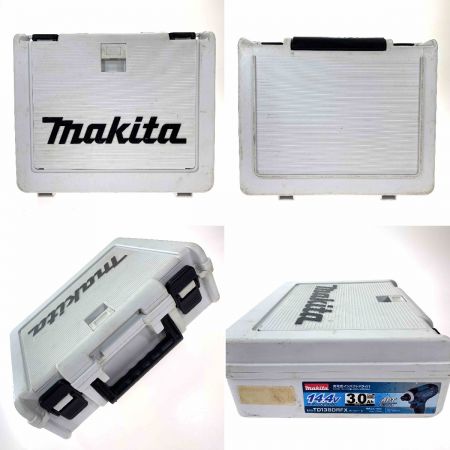  MAKITA マキタ 14.4V 充電式インパクトドライバ TD138DRFX ブルー 充電器・充電池2個・ケース付