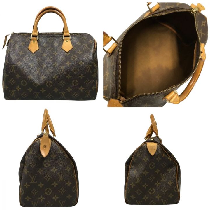LOUIS VUITTON ルイヴィトン モノグラム スピーディ30 ハンドバッグ 