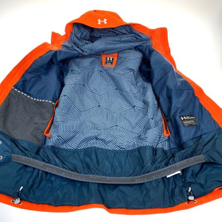  UNDER ARMOUR アンダーアーマー 中綿ジャケット スノーガード付き オレンジ Sサイズ