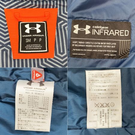  UNDER ARMOUR アンダーアーマー 中綿ジャケット スノーガード付き オレンジ Sサイズ