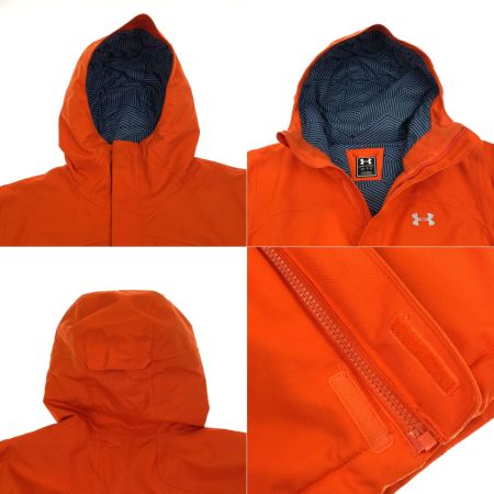  UNDER ARMOUR アンダーアーマー 中綿ジャケット スノーガード付き オレンジ Sサイズ