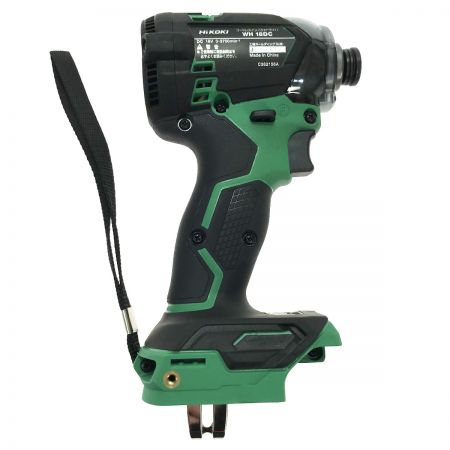  HiKOKI ハイコーキ 18V コードレスインパクトドライバ WH18DC グリーン 本体のみ