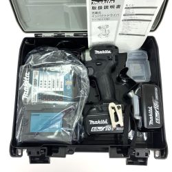 ## MAKITA マキタ 18V 充電式インパクトドライバ TD173DRGXB ブラック 充電器・充電池2個・ケース付 Aランク