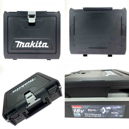  MAKITA マキタ 18V 充電式インパクトドライバ TD173DRGXB ブラック 充電器・充電池2個・ケース付