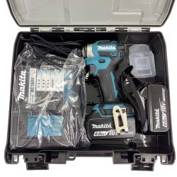 ## MAKITA マキタ 18V 充電式インパクトドライバ TD173DRGX ブルー 充電器・充電池2個・ケース付 Aランク