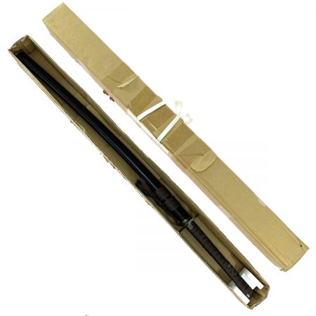   居合刀 透かし十字丸鍔 模造刀 曲がり有り