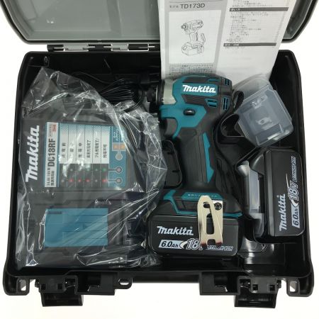  MAKITA マキタ 18V 充電式インパクトドライバ TD173DRGX ブルー 充電器・充電池2個・ケース付