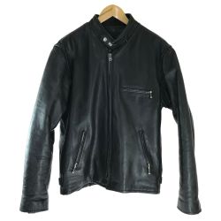 ## WINGS OVER U.S.A シングルライダースジャケット ブラック サイズ40 Bランク