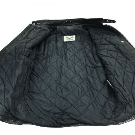  WINGS OVER U.S.A シングルライダースジャケット ブラック サイズ40