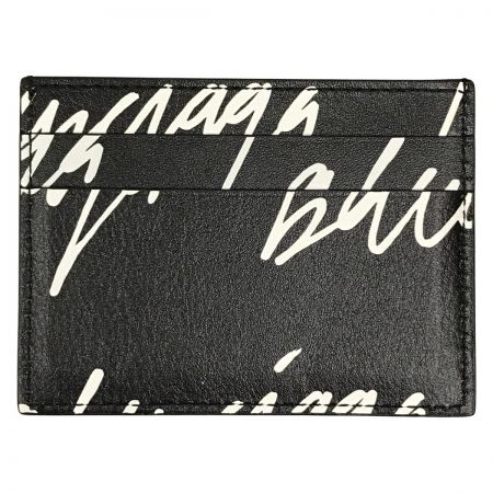  BALENCIAGA バレンシアガ ペイントカードケース 594309 1CB63 1090 ブラック