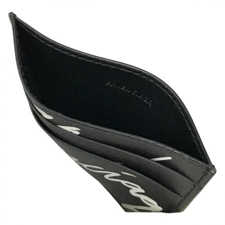  BALENCIAGA バレンシアガ ペイントカードケース 594309 1CB63 1090 ブラック