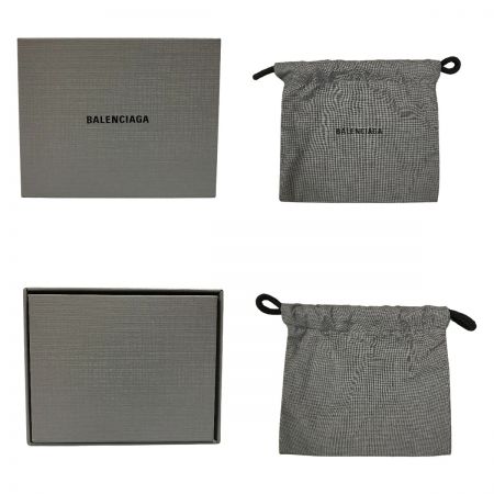  BALENCIAGA バレンシアガ ペイントカードケース 594309 1CB63 1090 ブラック