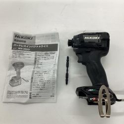 HiKOKI ハイコーキ 工具 インパクトドライバ WH36DD ブラック 未使用品 本体のみ コードレス式 36v Sランク
