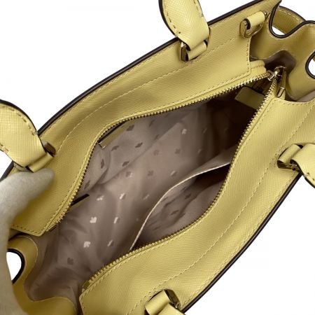  Kate Spade ケイトスペード ステイシー ミディアム サッチェル 2WAYハンドバッグ WKRU6951 イエロー