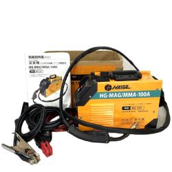 ## HAIGE 半自動溶接機 100V HG-MAG/MMA-100A ノンガス アーク溶接 インバーター Bランク