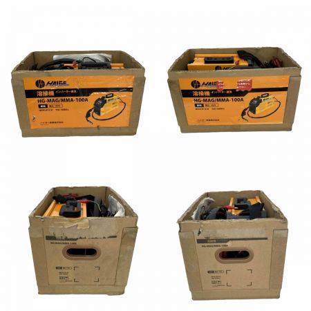  HAIGE 半自動溶接機 100V HG-MAG/MMA-100A ノンガス アーク溶接 インバーター