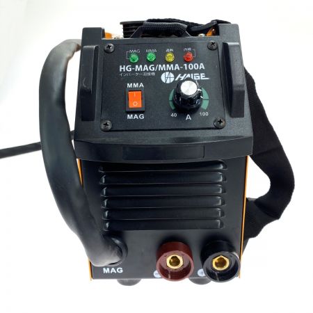 HAIGE 半自動溶接機 100V HG-MAG/MMA-100A ノンガス アーク溶接 インバーター