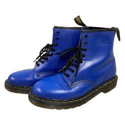 ## Dr.Martens ドクターマーチン 8ホール レースアップ レザー ブーツ 26cm ブルー Cランク