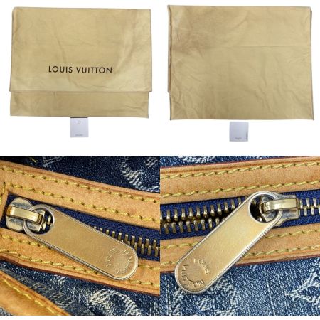  LOUIS VUITTON ルイヴィトン モノグラム・デニム ポルテ・エポル・レイエMM ショルダーバッグ ジャンク品 M95334