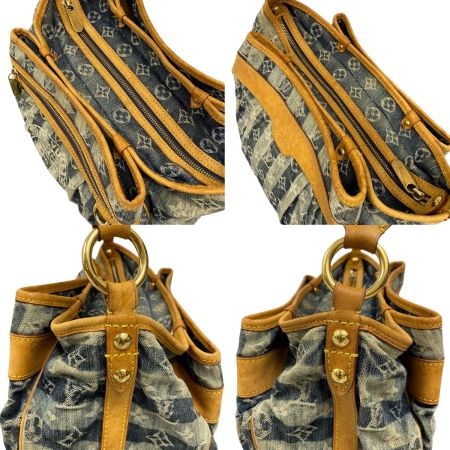  LOUIS VUITTON ルイヴィトン モノグラム・デニム ポルテ・エポル・レイエMM ショルダーバッグ ジャンク品 M95334