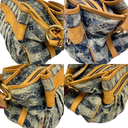  LOUIS VUITTON ルイヴィトン モノグラム・デニム ポルテ・エポル・レイエMM ショルダーバッグ ジャンク品 M95334