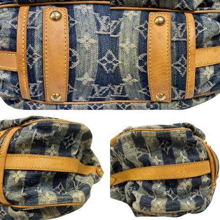  LOUIS VUITTON ルイヴィトン モノグラム・デニム ポルテ・エポル・レイエMM ショルダーバッグ ジャンク品 M95334