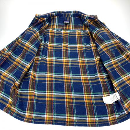  Patagonia パタゴニア フィヨルドフランネルシャツ FA16 Mサイズ 青系チェック柄