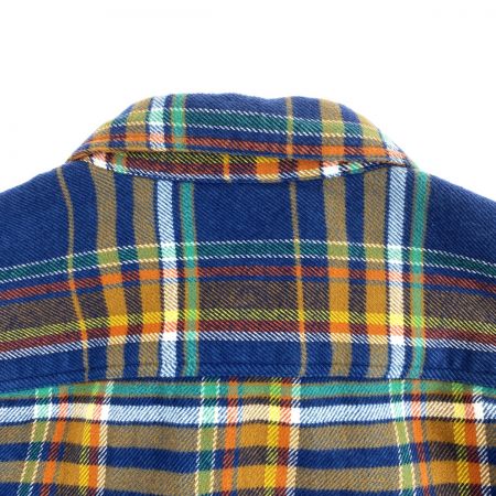  Patagonia パタゴニア フィヨルドフランネルシャツ FA16 Mサイズ 青系チェック柄
