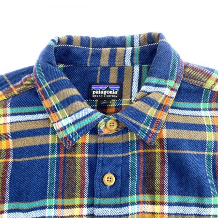  Patagonia パタゴニア フィヨルドフランネルシャツ FA16 Mサイズ 青系チェック柄