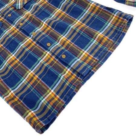  Patagonia パタゴニア フィヨルドフランネルシャツ FA16 Mサイズ 青系チェック柄