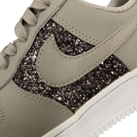  NIKE ナイキ Air Force 1 エアフォース1 スニーカー 24.5cm CQ6364-200 ホワイト グレー×ラメ