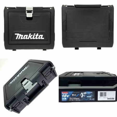  MAKITA マキタ 18V 充電式インパクトドライバ TD173DRGX ブルー 充電器・充電池2個・ケース付