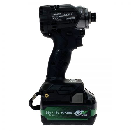  HiKOKI ハイコーキ 18Vコードレスインパクトドライバ WH18DC ストロングブラック 充電器・充電池2個・ケース付