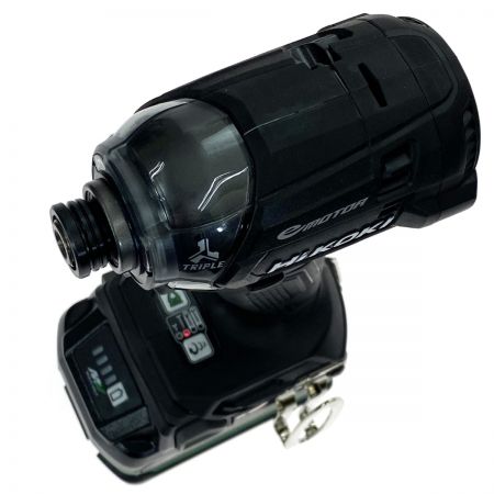  HiKOKI ハイコーキ 18Vコードレスインパクトドライバ WH18DC ストロングブラック 充電器・充電池2個・ケース付
