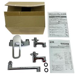 ## KVK 壁付シングルレバー式混合水栓 MSK110K Sランク