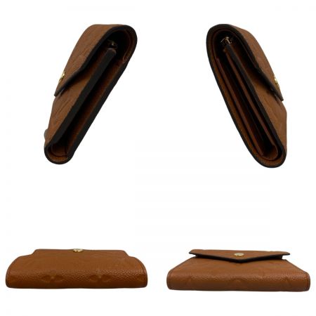  LOUIS VUITTON ルイヴィトン モノグラム アンプラント ポルトフォイユ・ヴィクトリーヌ 3つ折り財布 M11988 コニャック