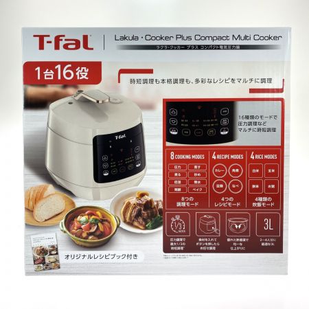  T-fal ティファール 未開封品 ラクラ・クッカープラス CY352AJP アイボリー コンパクト電気圧力鍋