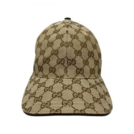  GUCCI グッチ GGキャンバス シェリーライン ベースボールキャップ Sサイズ(57cm) 200035