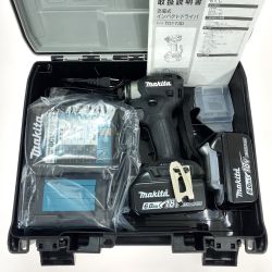 ## MAKITA マキタ 18V 充電式インパクトドライバ TD173DRGXB ブラック 充電器・充電池2個・ケース付 Aランク